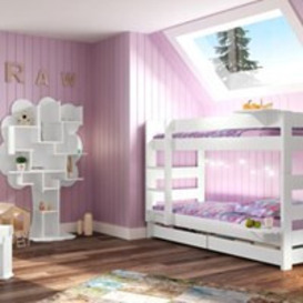 Mathy By Bols Separable Bunk Bed in Dominique Design - 149cm High - - thumbnail 1