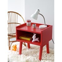 Mathy by Bols Childrens Bedside Table in Madavin Design available in 26 Colours -