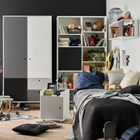 Vox Concept Wide Bookcase in a Choice of 6 Colours - - thumbnail 2