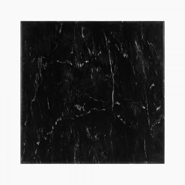 Carnaby Square Cafe Table Top, Black Marble Size: 80cm - image 1