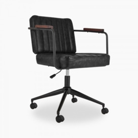 Mason Office Chair, Vintage Black - thumbnail 1