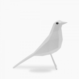 £13 Off Geometric Origami House Bird, White