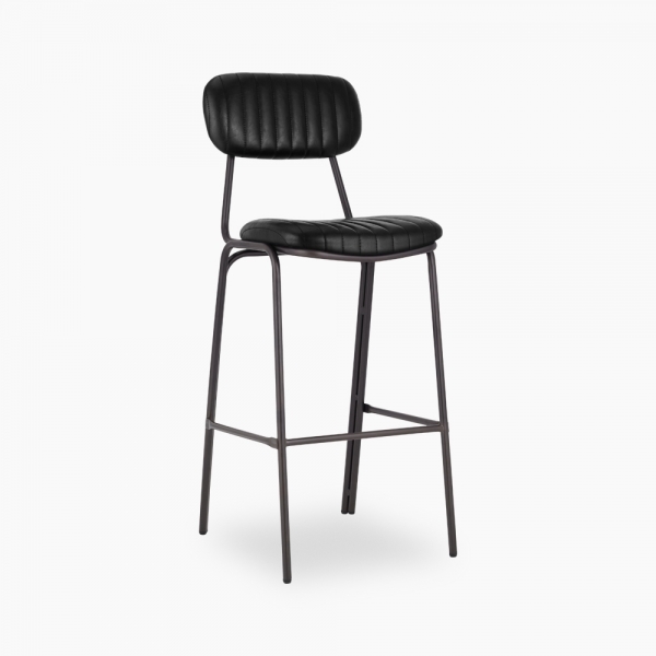 £10 Off Boston Metal Bar Stool, Black