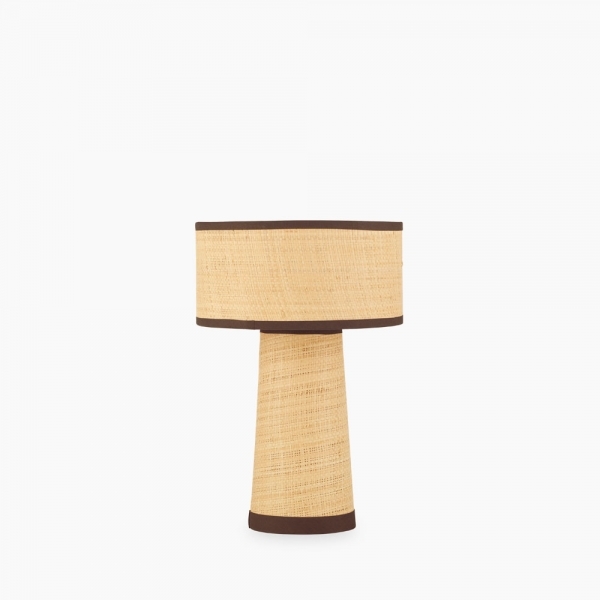 £14 Off Koen Table Lamp, Raffia & Mocha