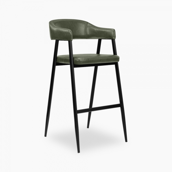 Presley Bar Stool, Vintage Green