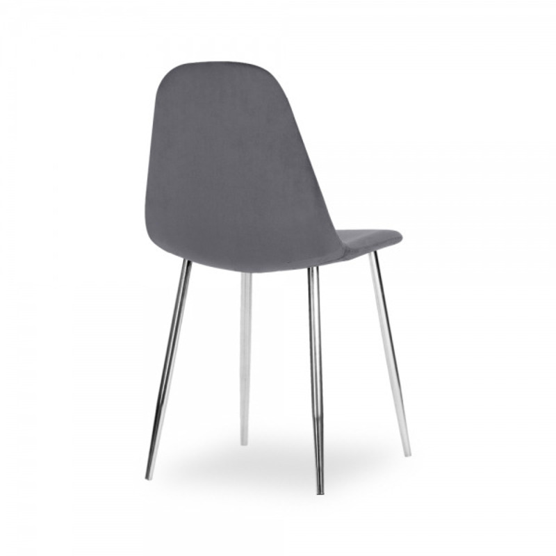 Grey Velvet Rayner Dining Chair