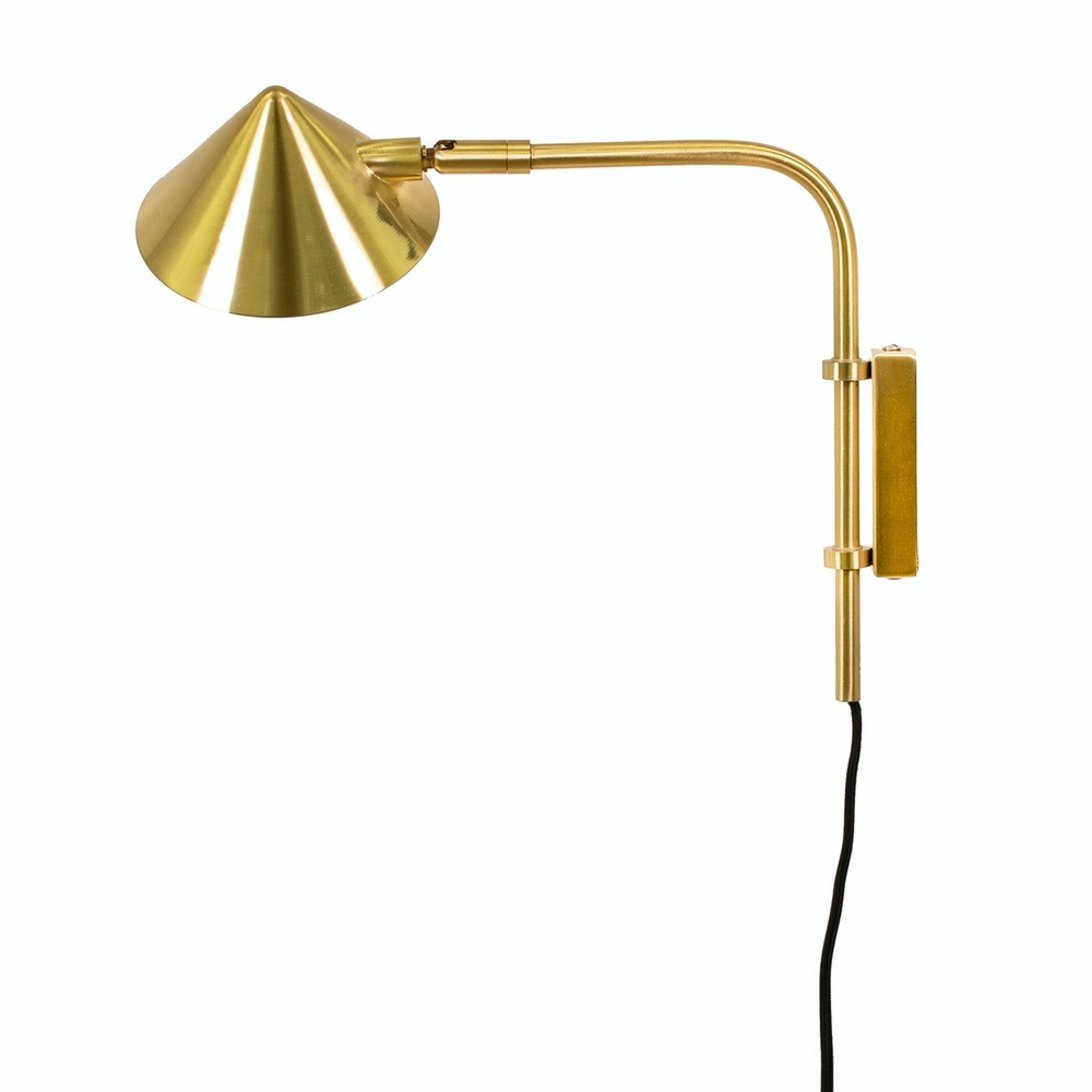 Cappello Gold Wall Lamp - Short