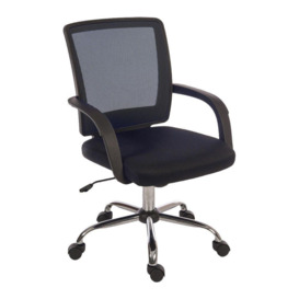TEKNIK Star Mesh 6910BK Fabric Reclining Executive Chair - Black
