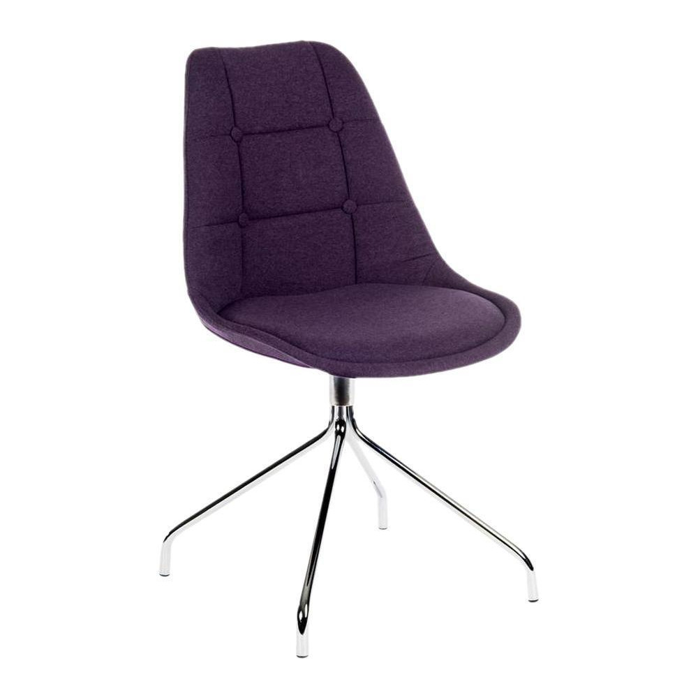 TEKNIK Breakout Fabric Chair - Pack of 2, Plum