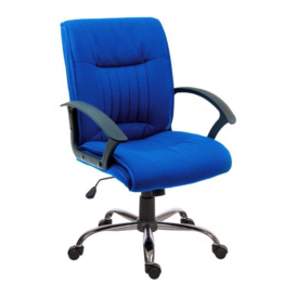 TEKNIK Milan Fabric Tilting Executive Chair - Blue