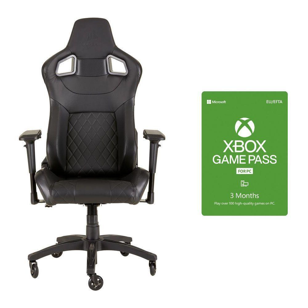 Corsair T1 Race Gaming Chair & 3 Month Xbox Game Pass for PC Bundle