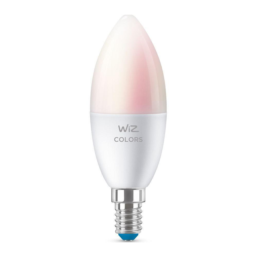 WIZ CONNECTED Colour Smart Candle Light Bulb - E14, Twin Pack, White