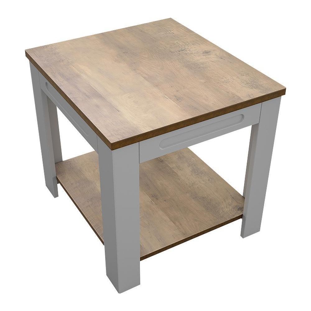 AVF Whitesands FT50WSSG Side Table - Wood & Grey