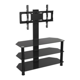AVF SDCL900BB 900 mm TV Stand with Bracket - Black, Black