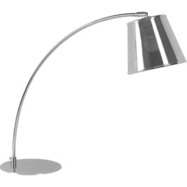 INTERIORS by Premier Chrome Table Lamp - Silver
