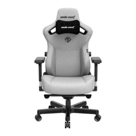 ANDASEAT Kaiser 3 Series Premium Gaming Chair - Ash Grey, Silver/Grey