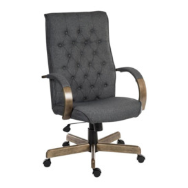 TEKNIK Warwick Fabric Tilting Executive Chair - Grey