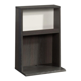 TEKNIK Hudson 5425815 Wall-mounted Desk - Charcoal Ash & Pearl Oak