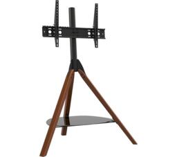 AVF Hoxton FSL1000HOXDWB 1000 mm TV Stand with Bracket - Dark Wood & Black, Black,Brown