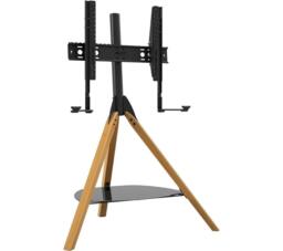 AVF Hoxton FSLK1001HOXLWB Tripod TV Stand with Bracket - Light Wood, Brown
