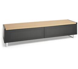 AVF Panorama PM160LOGO 1600 mm TV Stand  Grey Oak, Black,Brown