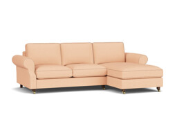 Kendal 3.5 Seater Chaise Sofa Bed pink - thumbnail 1