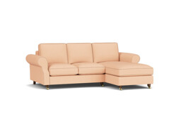 Kendal 2 Seater Chaise Sofa Bed pink