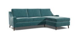 Teal 3.5 Seater Corner Sofa - Modern Style Fabric Luxury Premium Corner Sofa - Weymouth Range