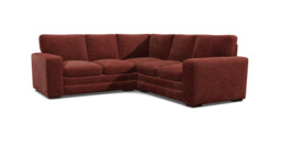 Purple Velvet 2X2 Seater Corner Sofa - Modern Style Custom Sofa In Easy Clean Velvet - Sloane Range
