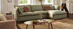 Bloomsbury Large Sofa Bed leather - thumbnail 1