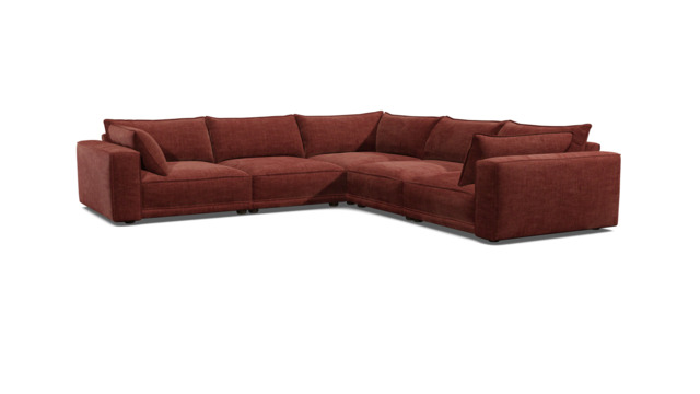 Wimbledon Even Sided Corner Sofa purple - image 1