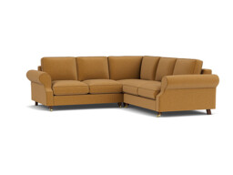 Kendal 3 Seater Corner Sofa Bed orange