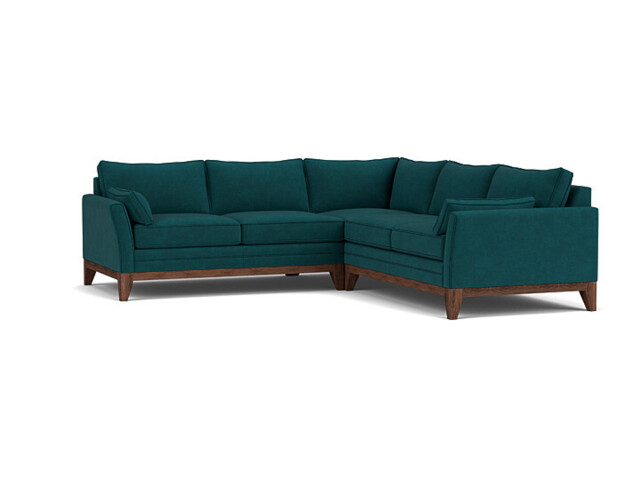 Exmouth 3 Seater Corner Sofa Bed teal - image 1