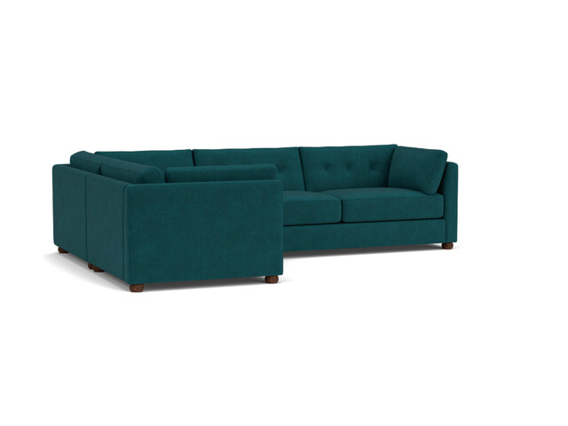 Camden Medium Corner Sofa teal - image 1