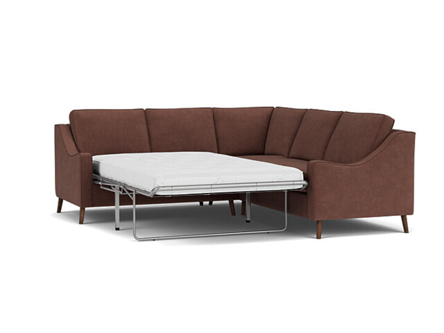 Weymouth 2 Seater Corner Sofa Bed purple - image 1