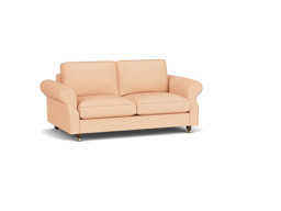 Pink Velvet 3.5 Seater Sofabed - Traditional Fold Out Custom Sofa Bed In Stain Resistant Velvet - Kendal Range - thumbnail 1