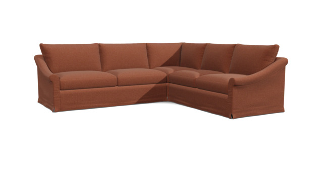 Hayling Loose Cover Large Corner Sofa red - image 1