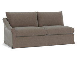 Hayling Loose Cover Large Sofa 1 Arm brown - thumbnail 1