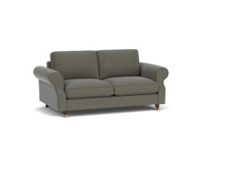 Grey Fabric 3.5 Seater Sofabed - Traditional Fold Out Custom Sofa Bed In Easy Clean Fabric - Kendal Range - thumbnail 1