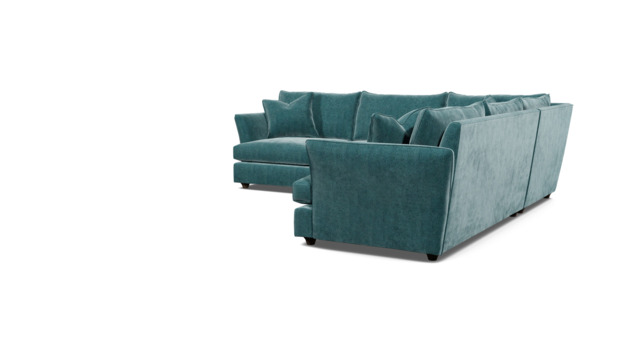 Hampstead Even Sided Corner Sofa teal - image 1