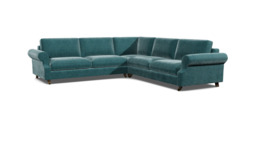 Teal 3.5 Seater Corner Sofa - Modern Style Fabric Luxury Premium Corner Sofa - Kendal Range