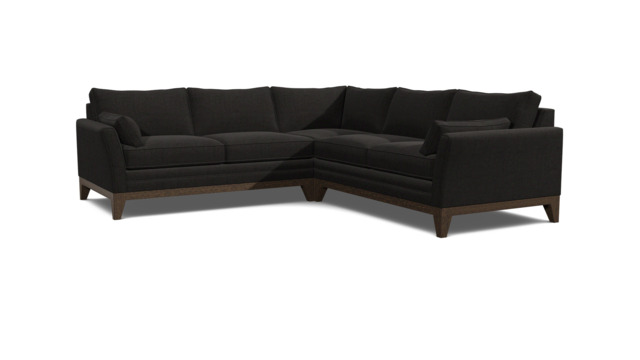Exmouth 3 Seater Corner Sofa Bed black - image 1