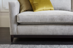 Cream Fabric 4 Seater Corner Sofa - Modern Style Custom Sofa - Darwin Range - thumbnail 9