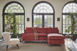 Teal 2 Seater Corner Sofa - Modern Style Fabric Luxury Premium Corner Sofa - Weymouth Range - thumbnail 4
