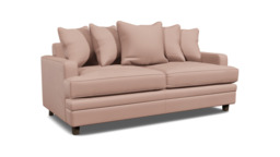 Streatham 3 Seater Scatter Back Sofa  pink - thumbnail 1