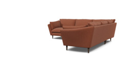 Fitzrovia Even Sided Corner Sofa red - thumbnail 1