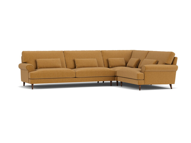 Knightsbridge Large Corner Sofa orange - image 1