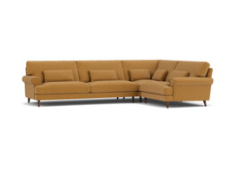 Knightsbridge Large Corner Sofa orange - thumbnail 1