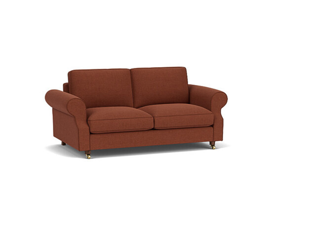 Red Velvet 3.5 Seater Sofabed - Traditional Fold Out Custom Sofa Bed In Easy Clean Velvet - Kendal Range - image 1