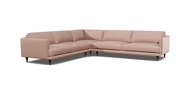 Pink 4 Seater Corner Sofa - Modern Style Fabric Luxury Premium Corner Sofa - Middlton Range - image 1